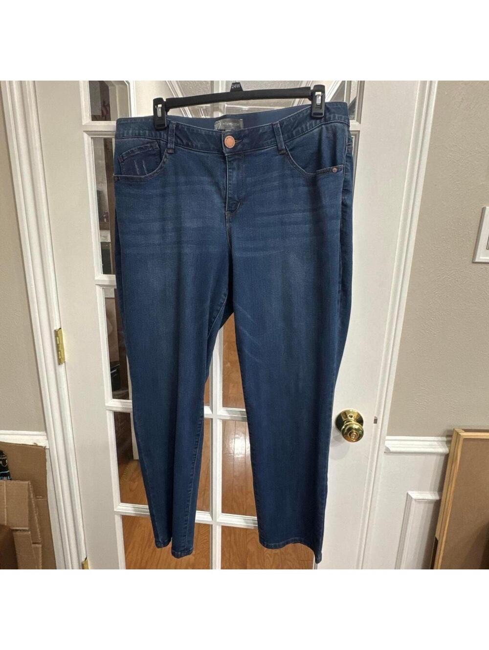 Wit & Wisdom High-Waisted Blue Denim Jeans Size 20W